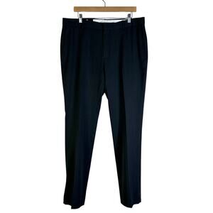Michael Brandon Dress Pants Mens 36x32 Black Slim Fit Business Casual Career